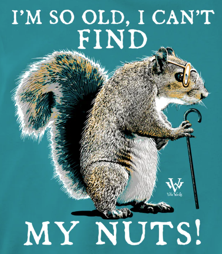 American Fido T-Shirt Can't Find My Nuts  AF 2037