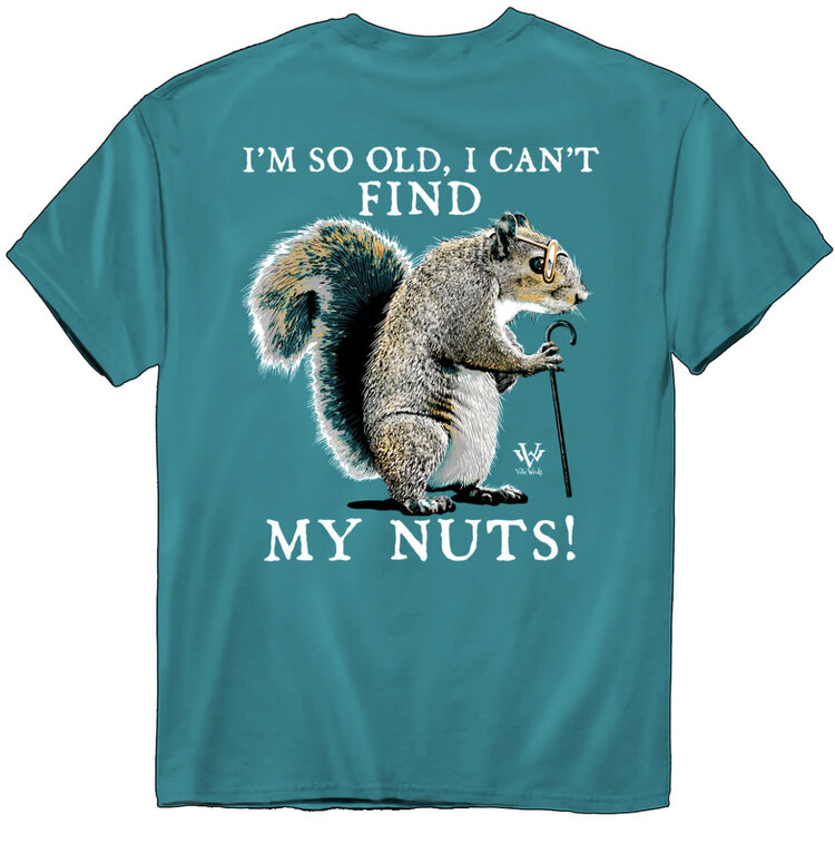 American Fido T-Shirt Can't Find My Nuts  AF 2037