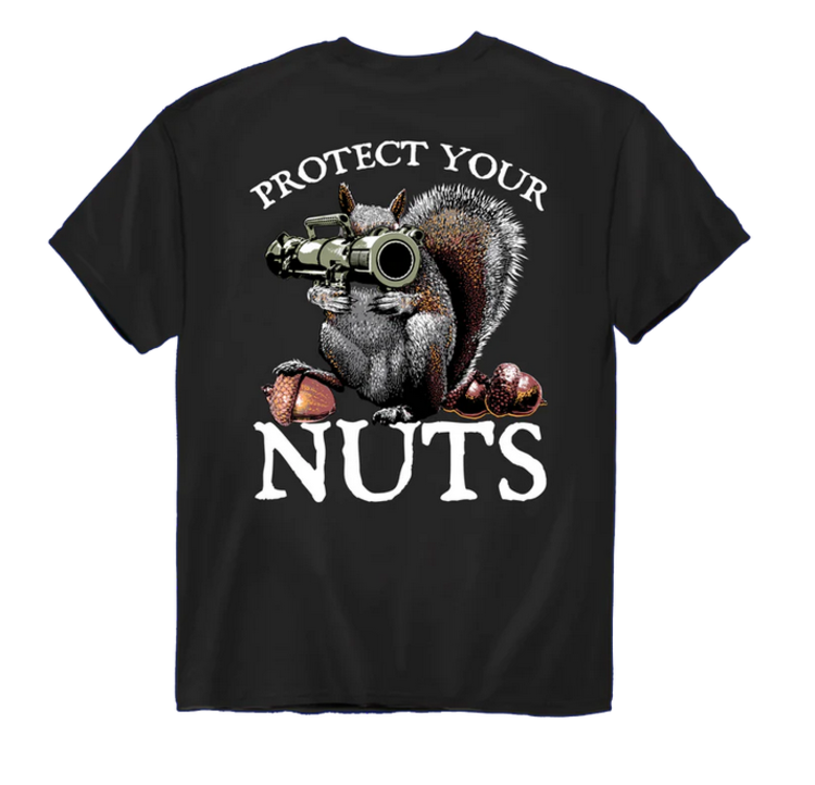 American Fido T-Shirt Protect Your Nuts Squirrel AF 2001