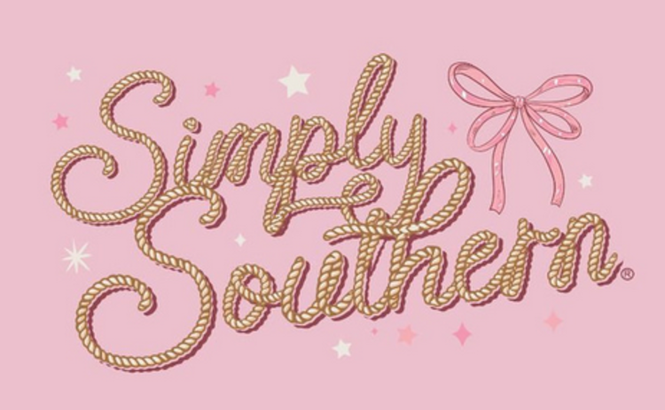 SIMPLY SOUTHERN SS Crewneck Logo Bow Tutu Pink