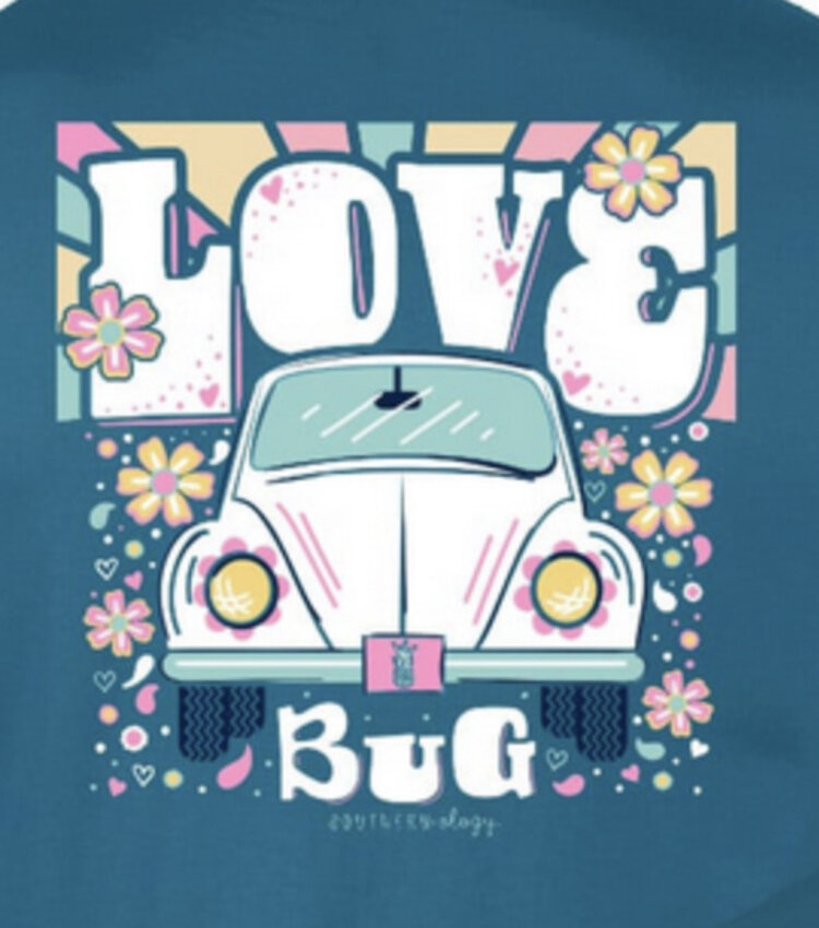 Southernology T-Shirt Love Bug SO Com. Color Blue