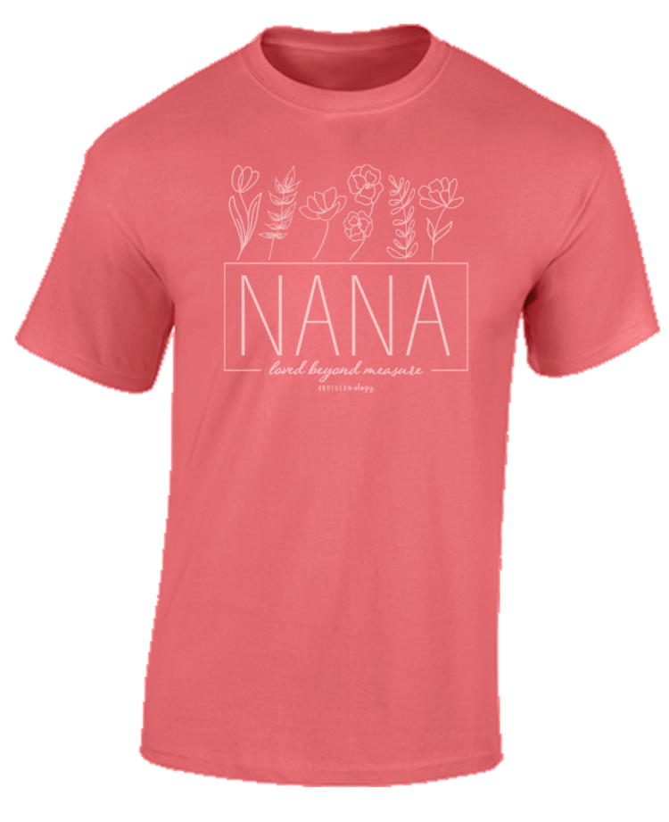 Southernology T-Shirt Botanical Nana Watermelon SO Com. Colors