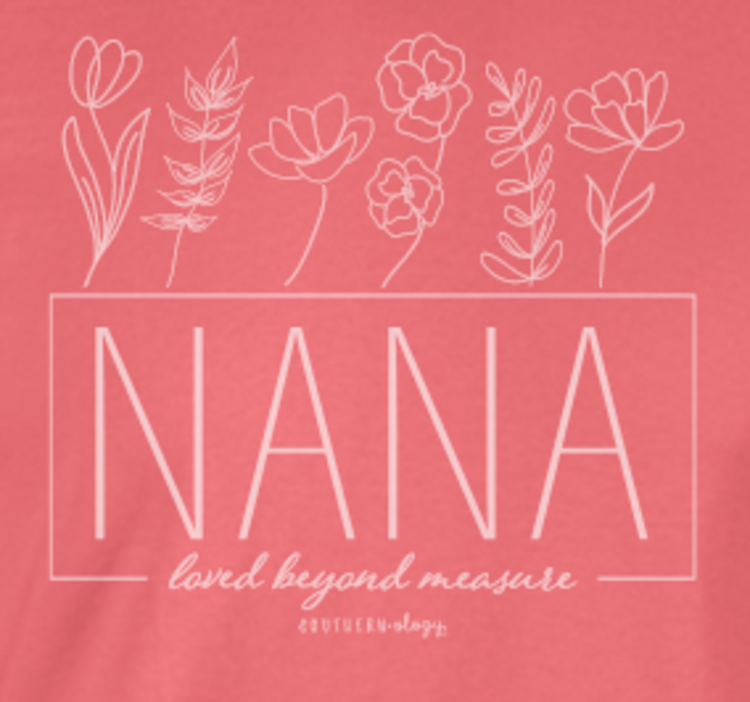 Southernology T-Shirt Botanical Nana Watermelon SO Com. Colors