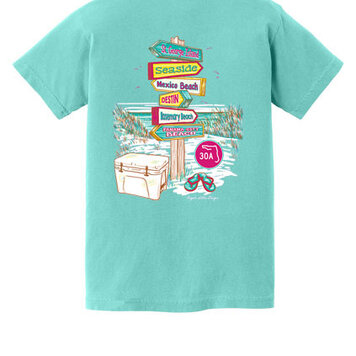 YOUTH T-Shirt Beach Sign AMD