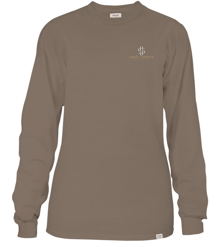 SIMPLY SOUTHERN T-Shirt SS LS Leaves Army Pumpkins Football