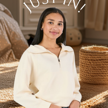 SIMPLY SOUTHERN SS Half Zip RGLN 0225