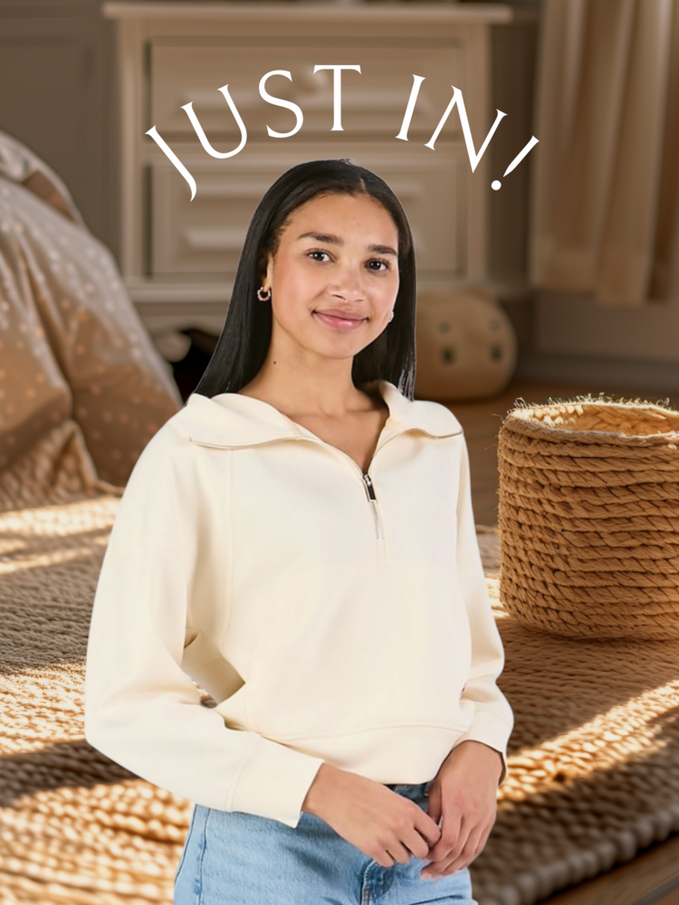 SIMPLY SOUTHERN Simply Southern Half Zip Soft Hoodie RGLN 0225