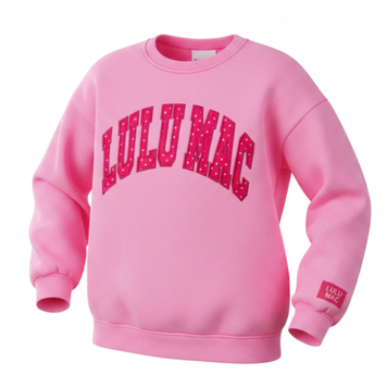 LULU MAC Lulu Mac Crewneck Polka Dot