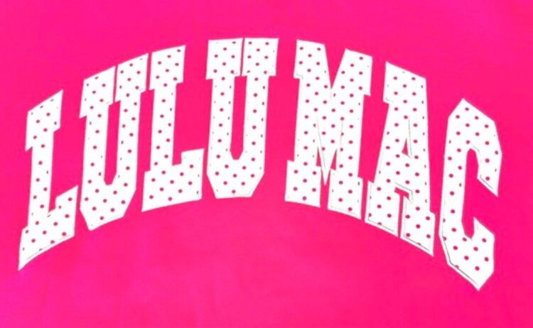 LULU MAC Sweatshirt Applique Polka Dot LM-SW-1008
