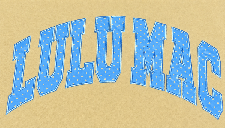 LULU MAC Sweatshirt Applique Polka Dot LM-SW-1008