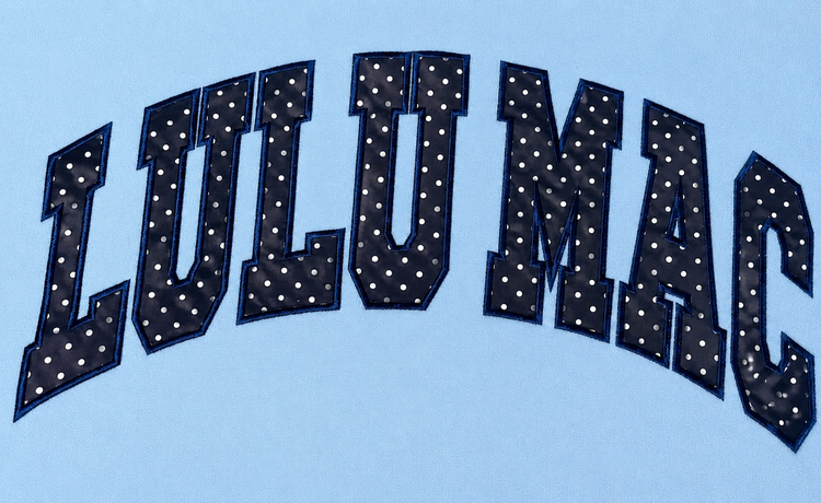 LULU MAC Sweatshirt Applique Polka Dot LM-SW-1008
