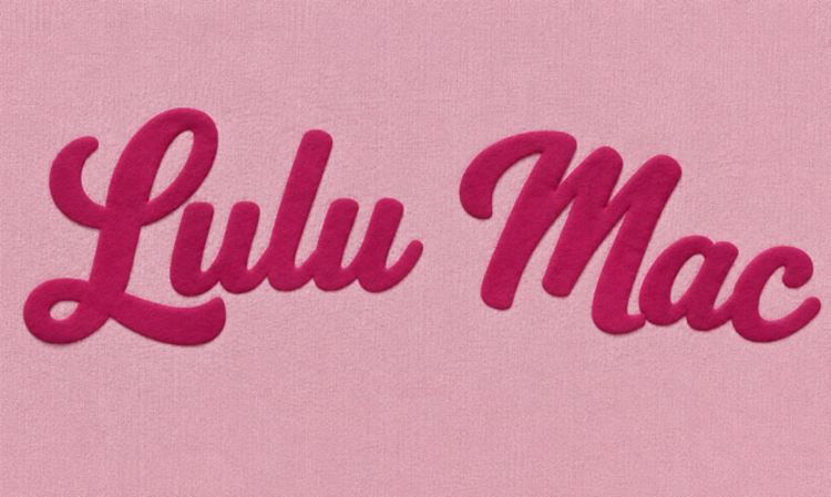 LULU MAC LM-SW-1020 Mock Fleece Sweatshirt Script