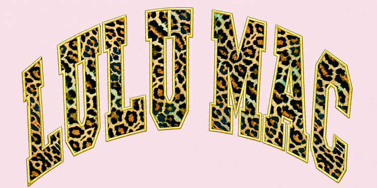 LULU MAC LULU MAC Adult Fleece Sweatshirt Leopard 9571
