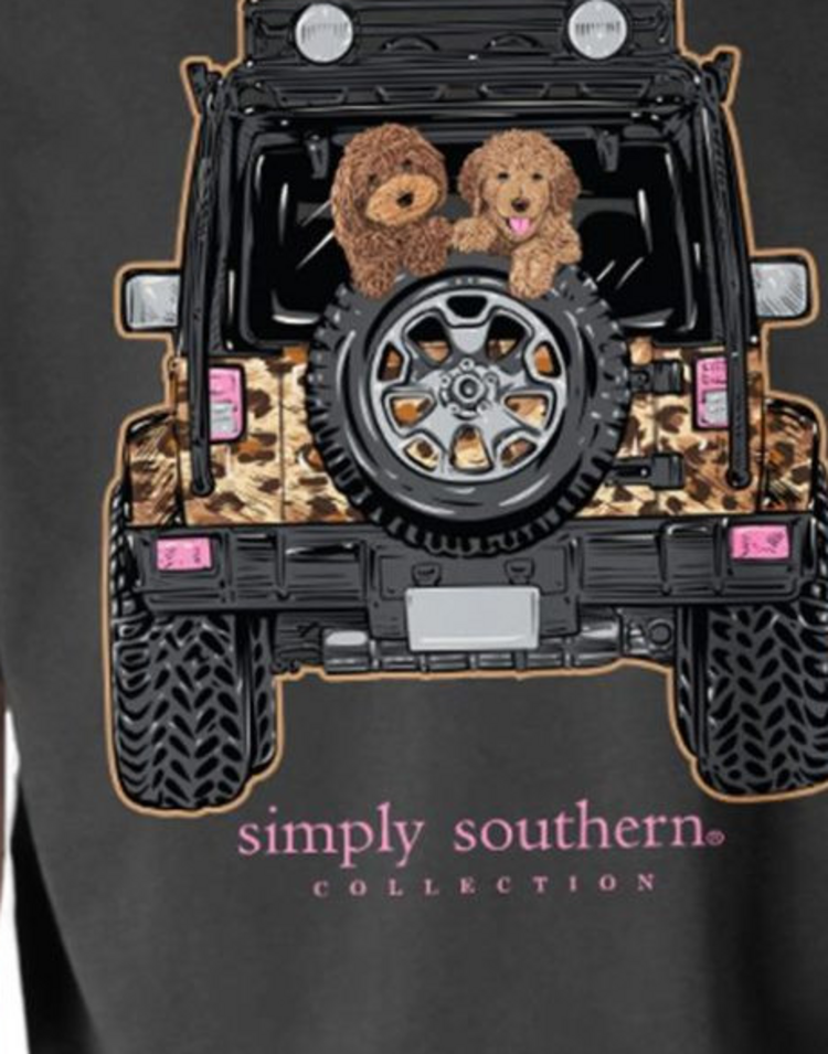 SIMPLY SOUTHERN T-Shirt SS Treats Black