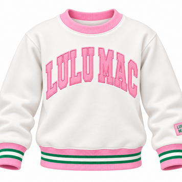 LULU MAC YOUTH Sweatshirt Social Society  Lulu Mac SW-1004 Pink