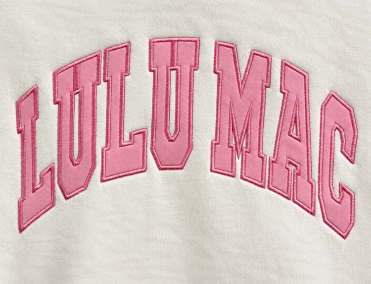 LULU MAC YOUTH Sweatshirt Social Society  Lulu Mac SW-1004 Pink