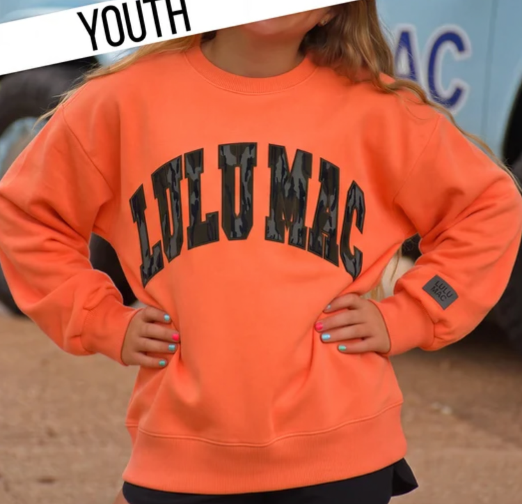 LULU MAC Sweatshirt Youth Bottomland Mossy Oak KD-SW-1010