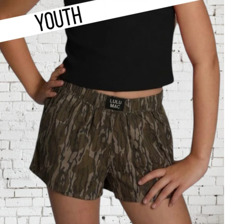 LULU MAC Shorts Bottomland Youth Mossy Oak KD-SH-1005