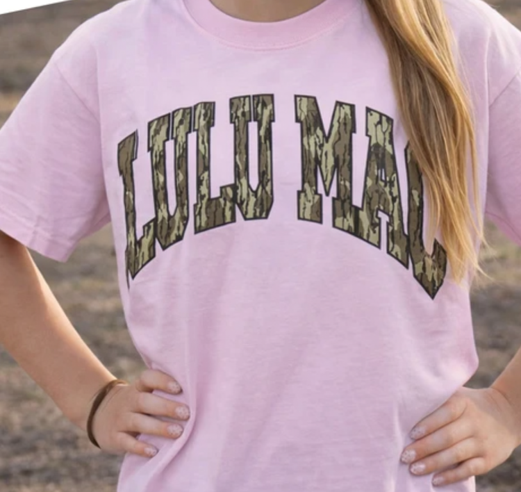 LULU MAC T-Shirt YOUTH Mossy Oak Bottomland Lulu Mac KD-LP-1000