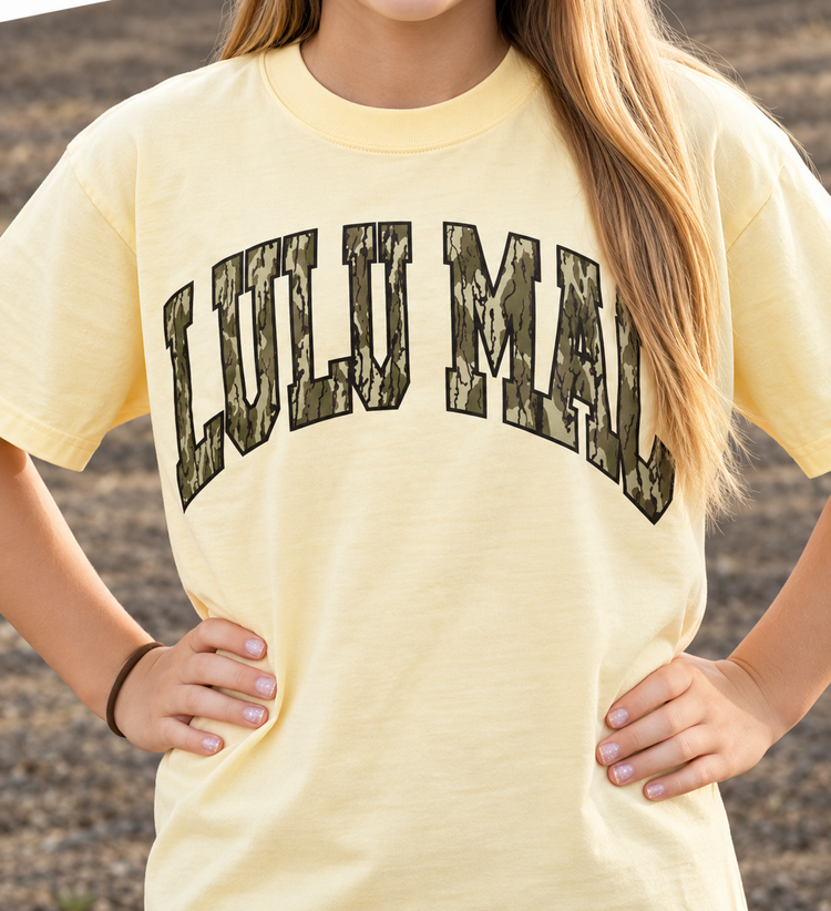 LULU MAC T-Shirt YOUTH Mossy Oak Bottomland Lulu Mac KD-LP-1000