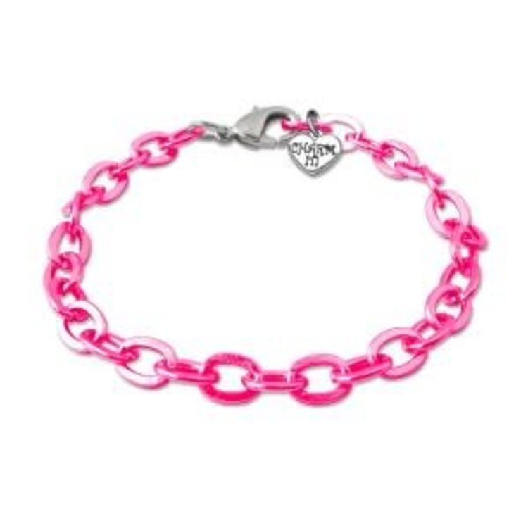 Charm It Charm It! Pink Chain Bracelet CIB301