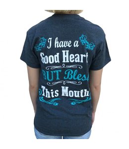 SOUTHERN ATTITUDE T-SHIRT I HAVE A GOOD HEART