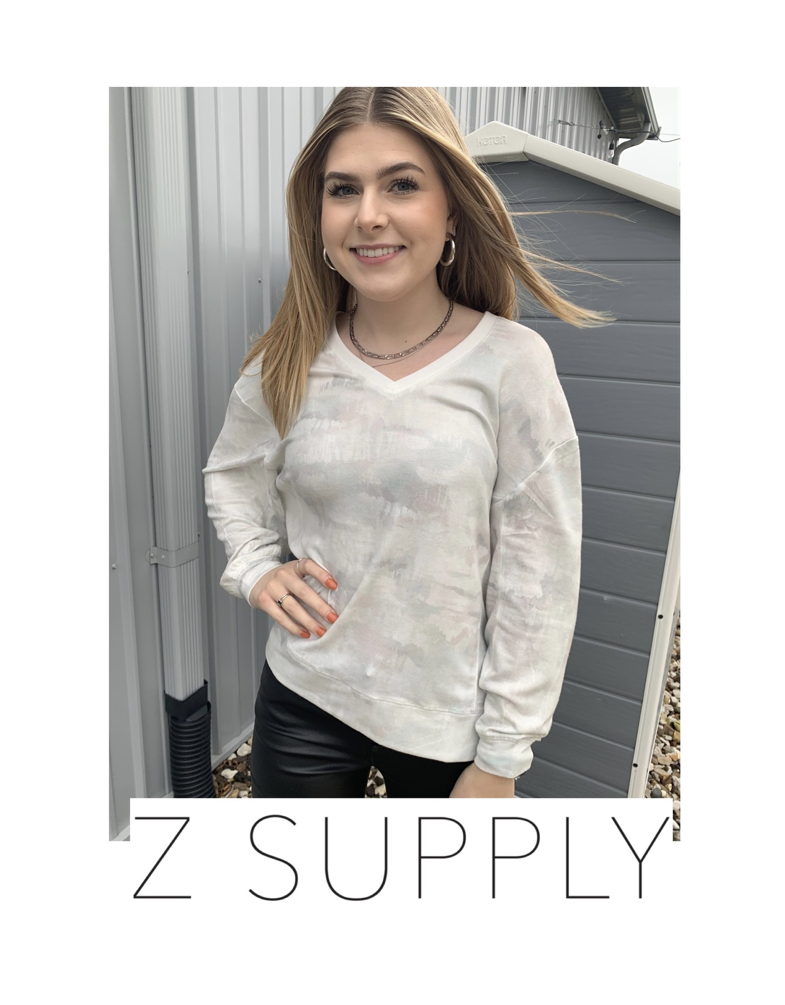 Z Supply Z Supply Watercolor V-Neck Weekender