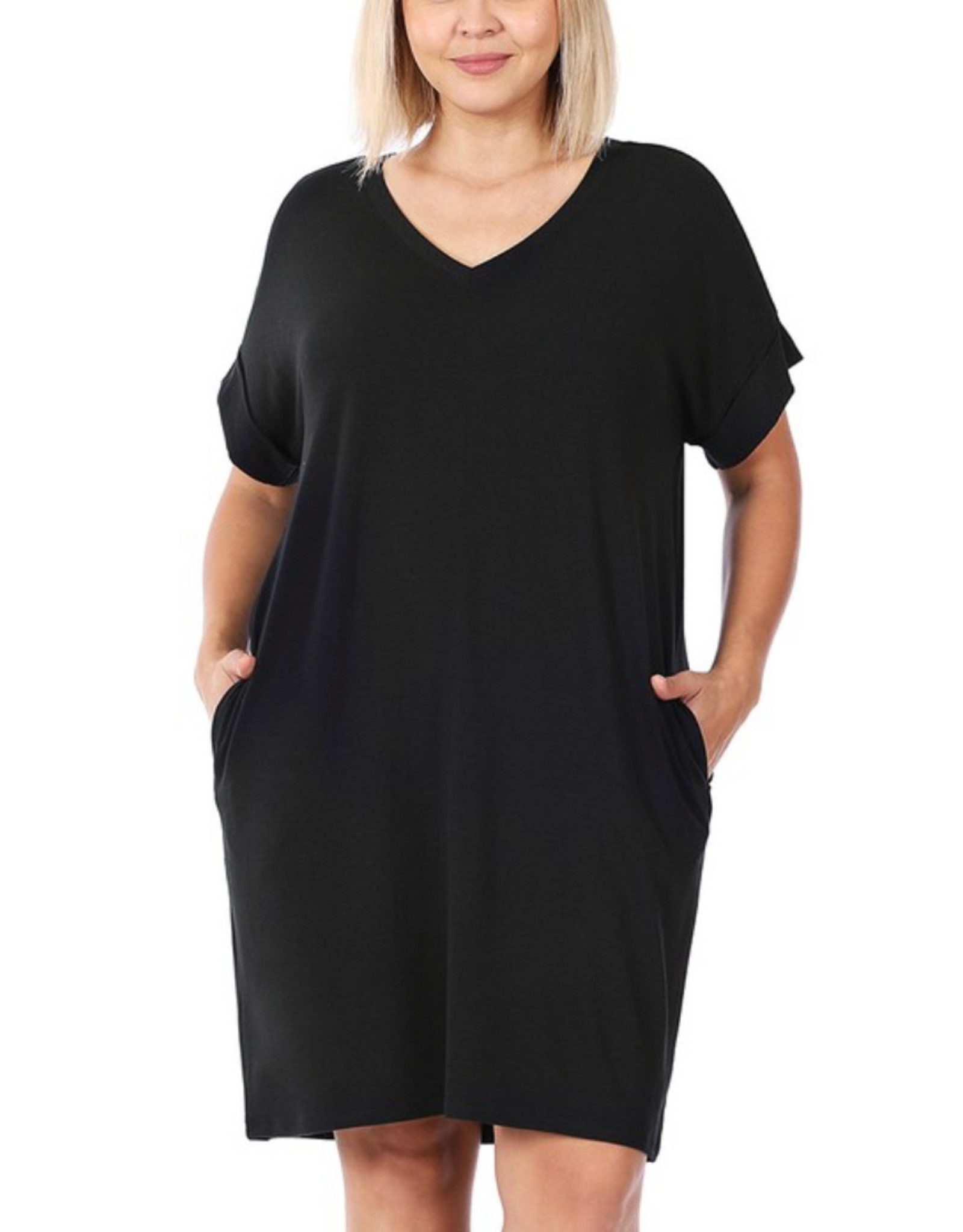 LATA Staple V-Neck Dress