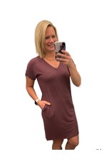 LATA Staple V-Neck Dress