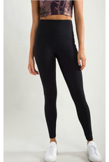 LATA All About Accents Metallic High Waisted Leggings
