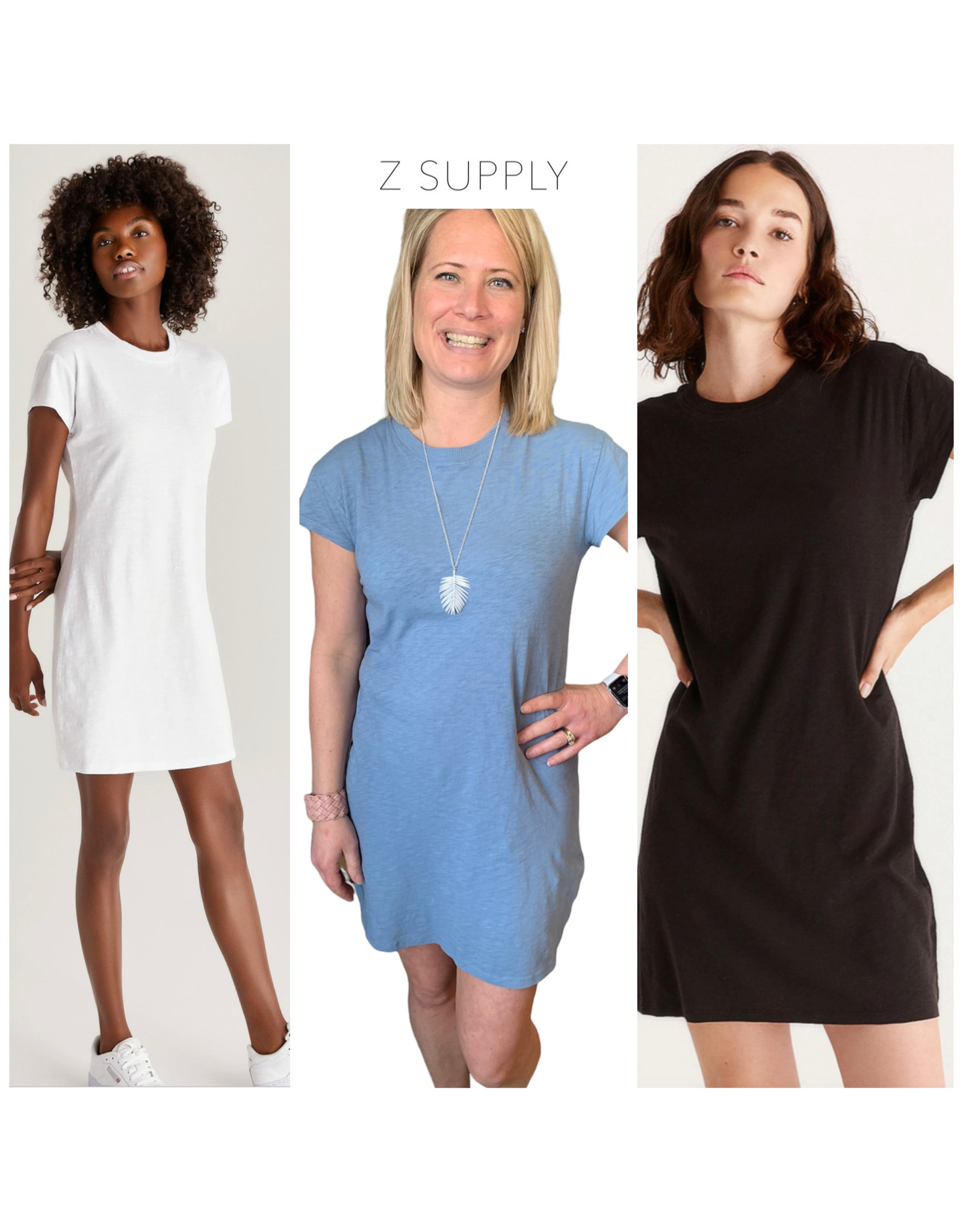 Z Supply Z Supply Modern Crew Slub Tee Dress