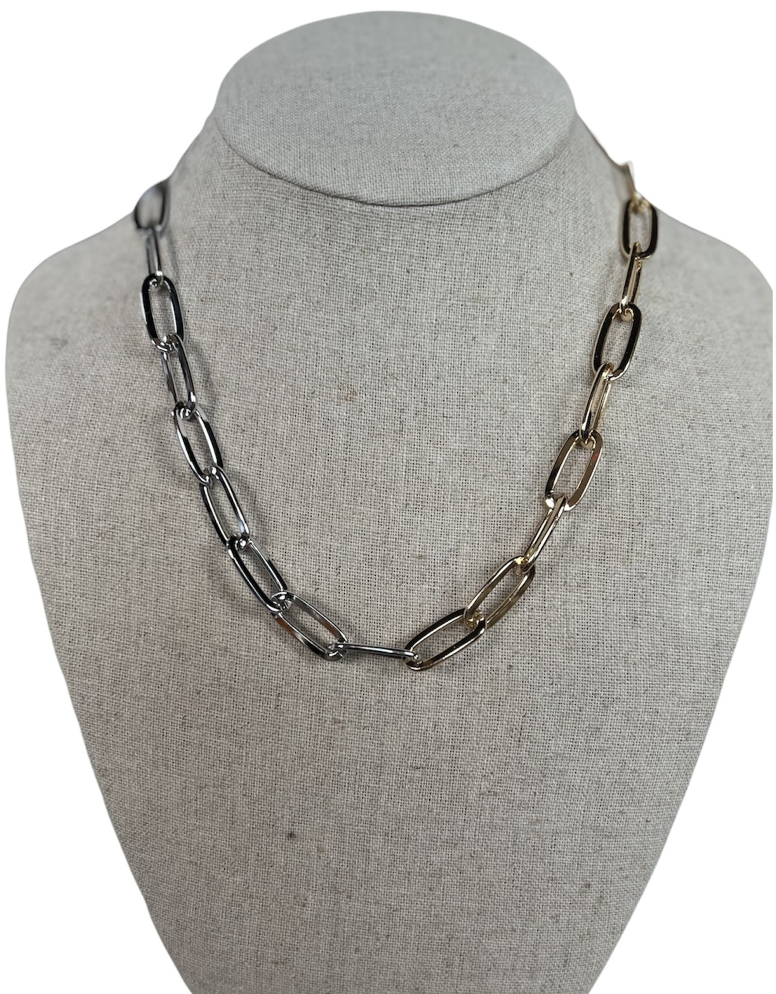 LATA Paperclip Chain Link Necklace