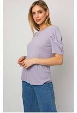 LATA Power Puff Sleeve Top