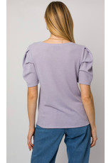 LATA Power Puff Sleeve Top
