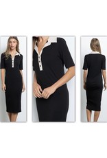 LATA Business Casual Midi Dress