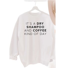 LATA Dry Shampoo & Coffee Crewneck Sweatshirt
