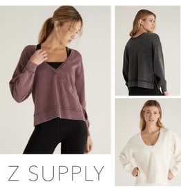 Z Supply Z Supply Active Reversible Washed Sweatshirt