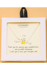 LATA Vitamin C Molecule Necklace