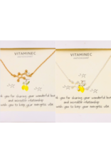 LATA Vitamin C Molecule Necklace