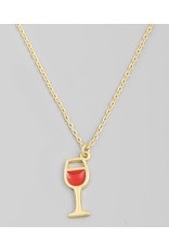 LATA Red Wine Necklace