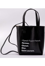 LA Trading Co LATC I Speak Fluent French Bucket Bag