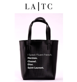 LA Trading Co LATC I Speak Fluent French Bucket Bag