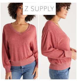 Z Supply Z Supply Francis Marled V-Neck Top