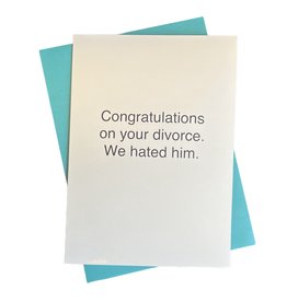 LATA We Hated Him Card w/ Envelope