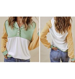 LATA Springtime Colorblock L/S Top