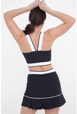 Mono b wide strap back sports bra