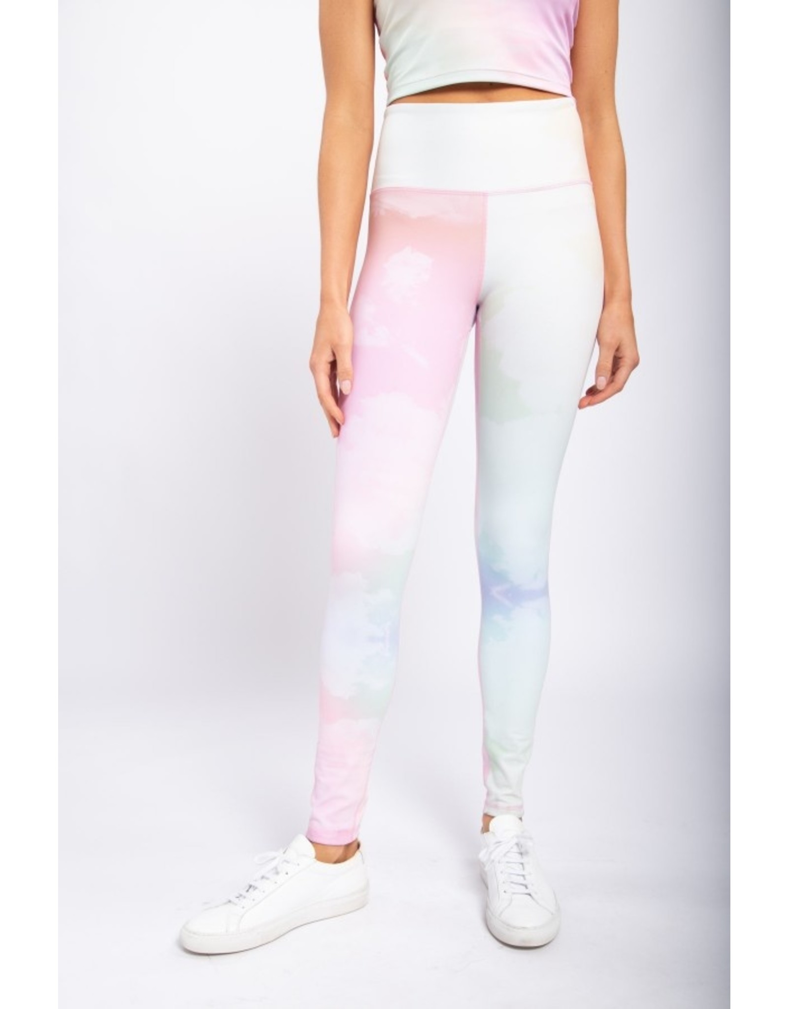 Mono b rainbow cloud high waist leggings APH-B0156