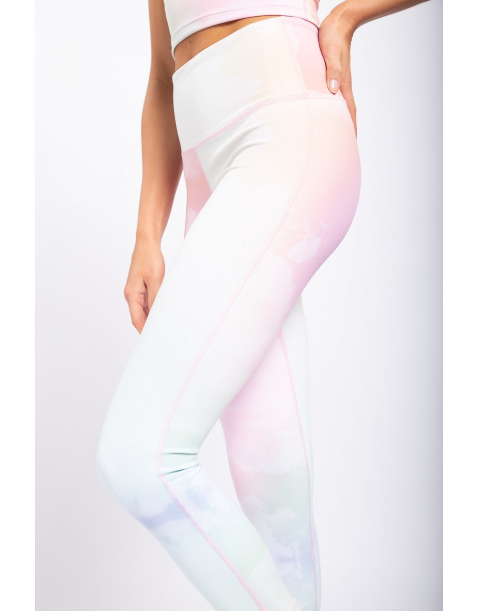 Mono b rainbow cloud high waist leggings APH-B0156