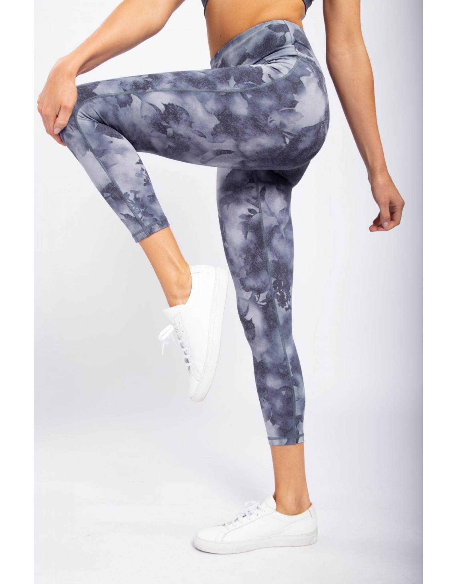 Mono b watercolor leaves high waist leggings