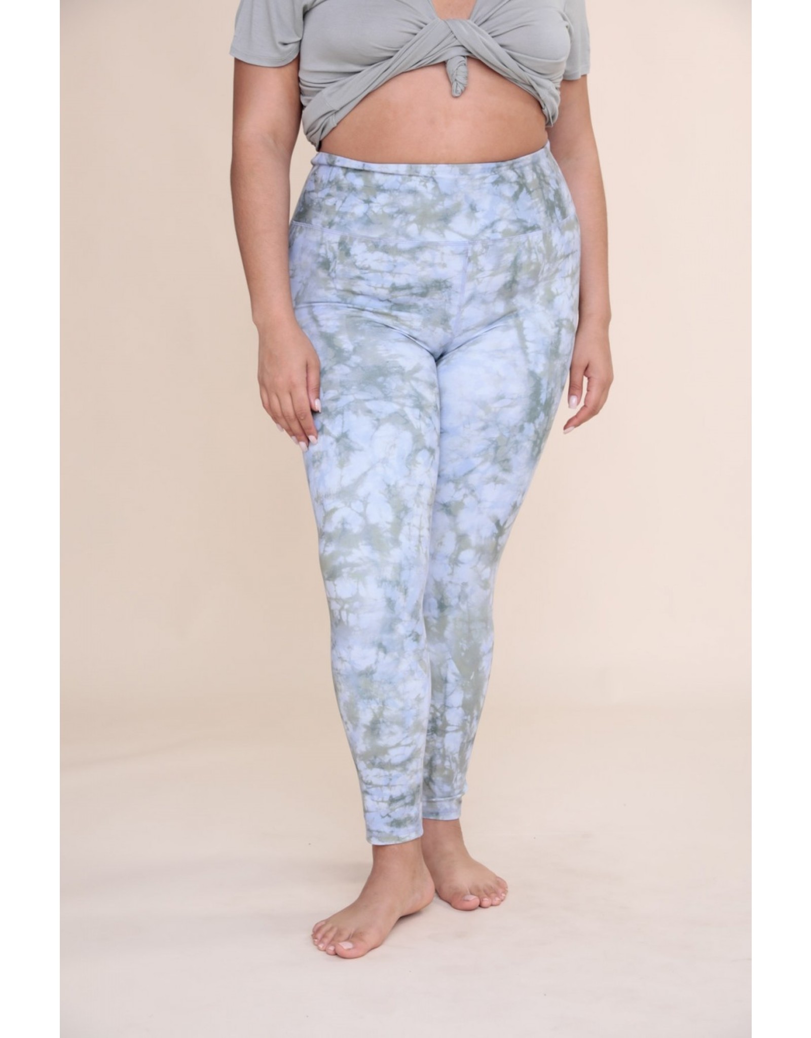 Mono b ocean tie dye high waist leggings APH-B0157